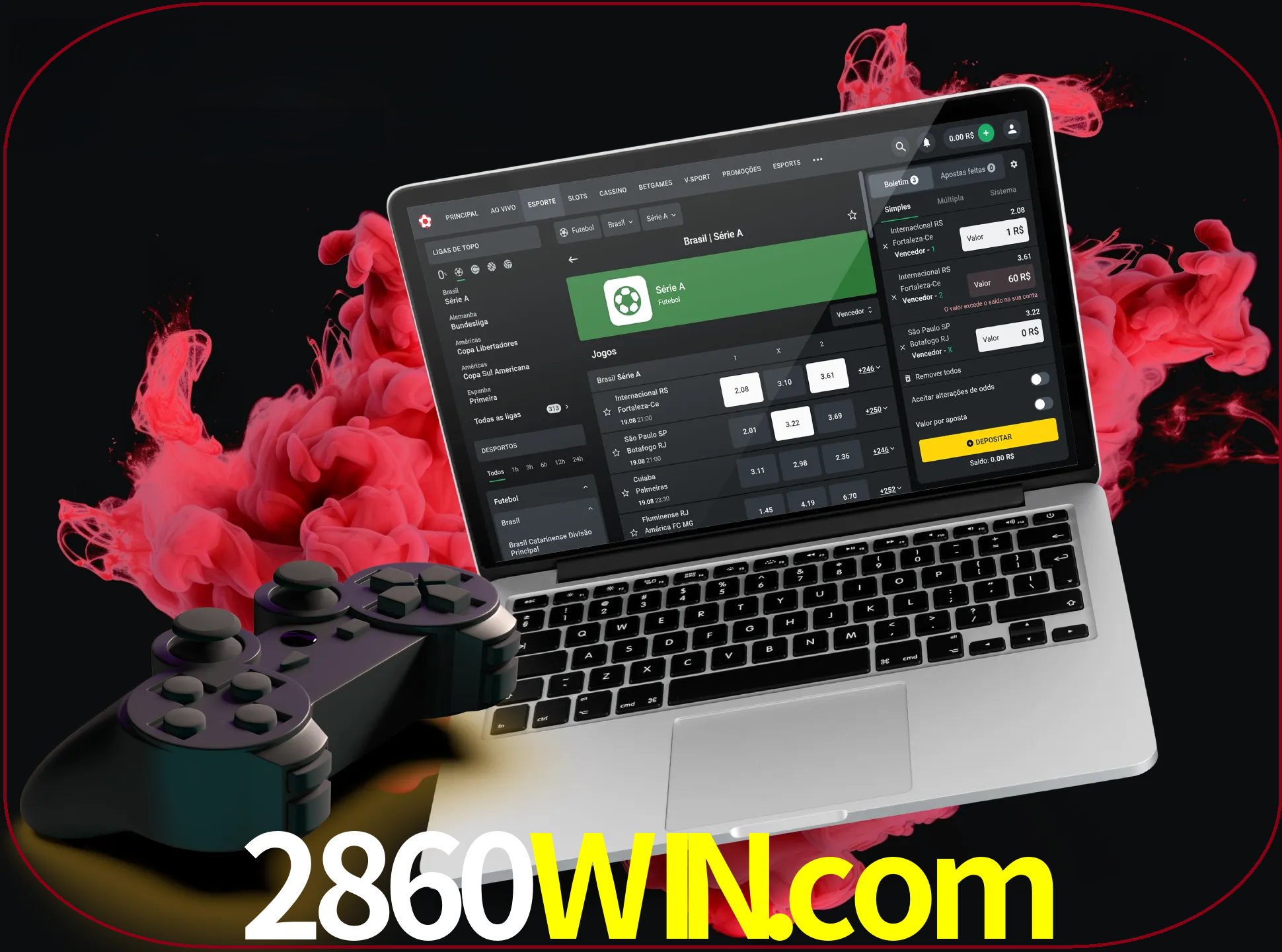 Visite a secção especial de jogos de vídeo em 2860win para descobrir em que jogos pode apostar e ganhar muito dinheiro.