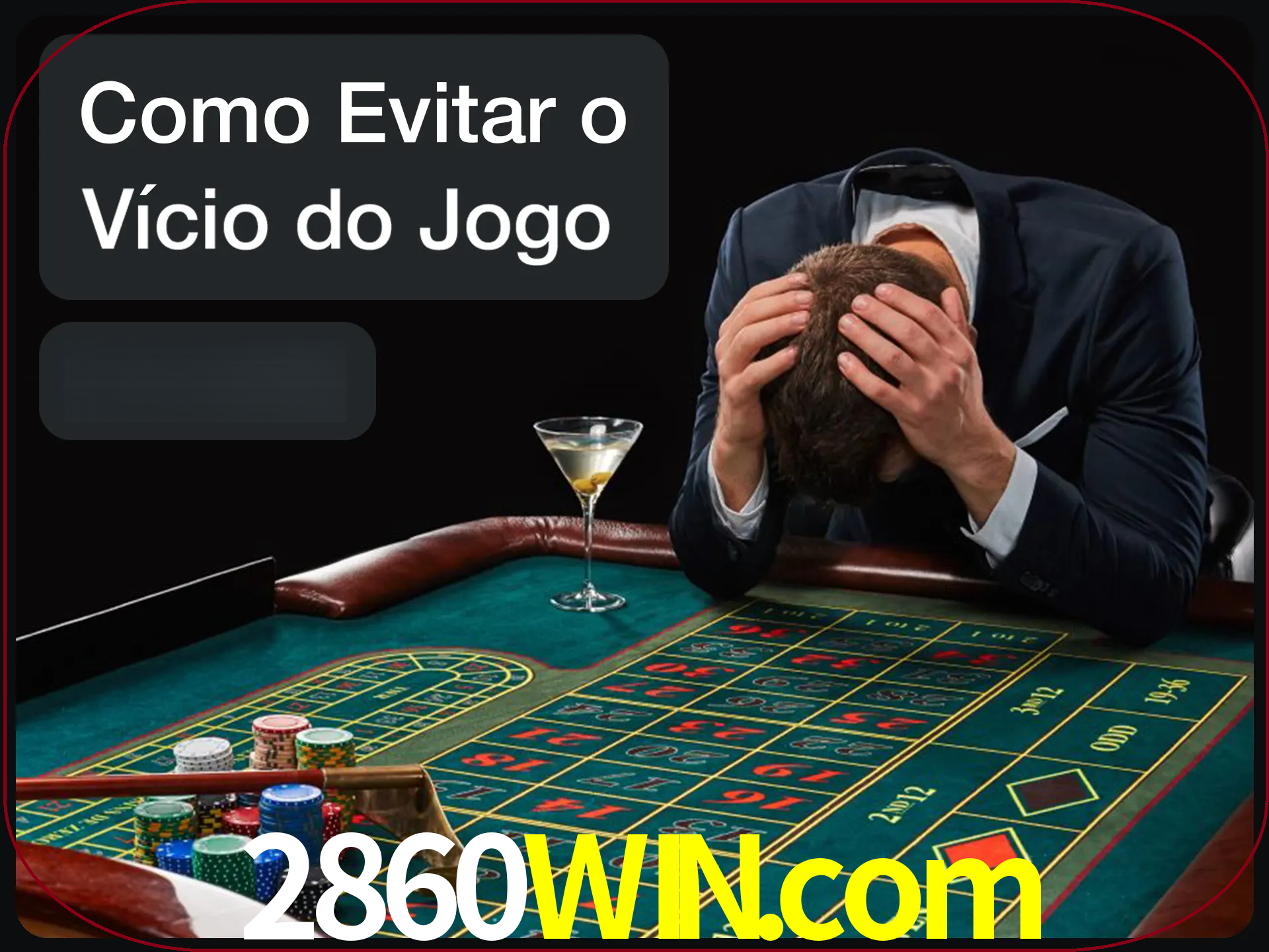 Você é responsável por cada uma de suas apostas.